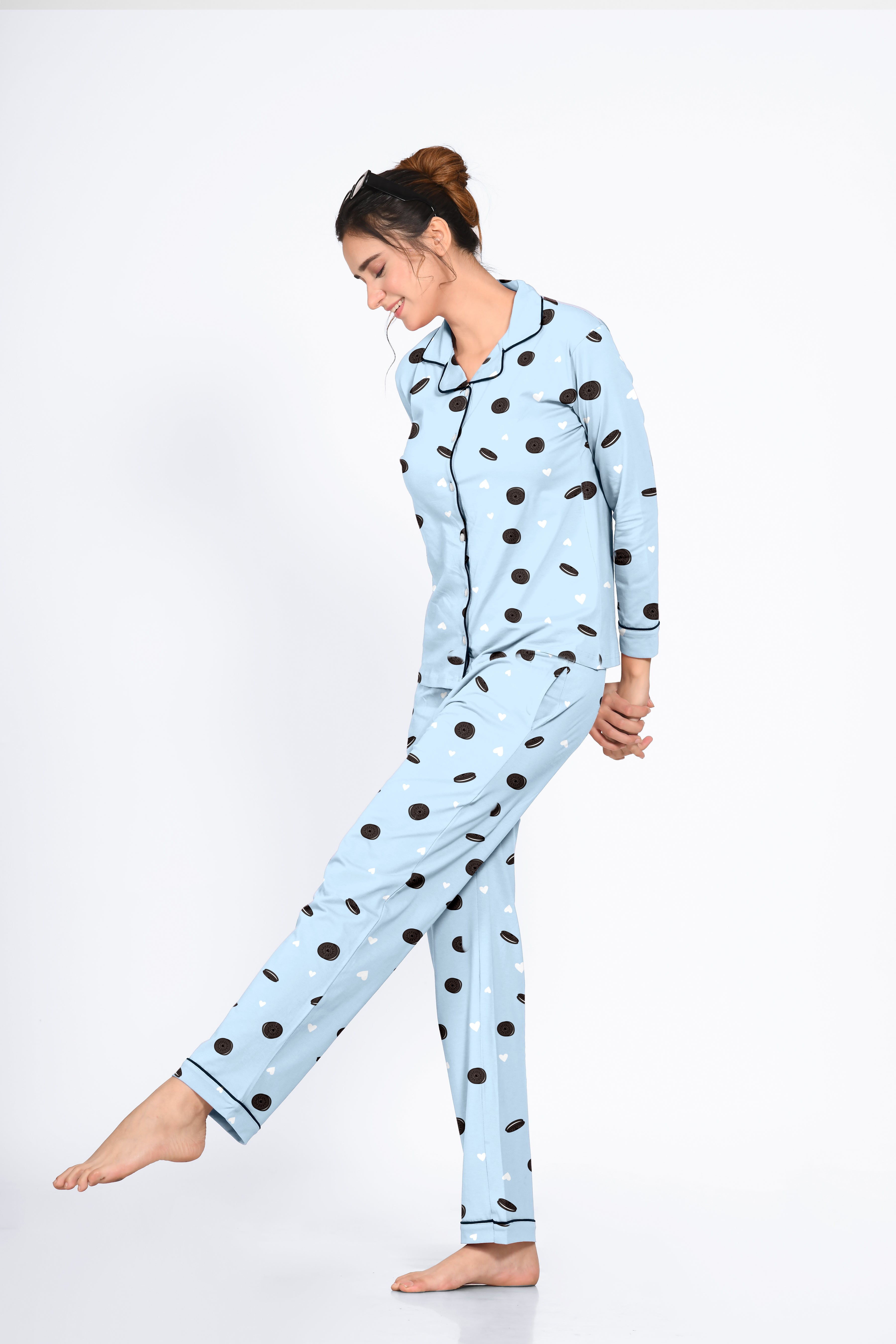 Oreo Full Sleeves Pyjama Set