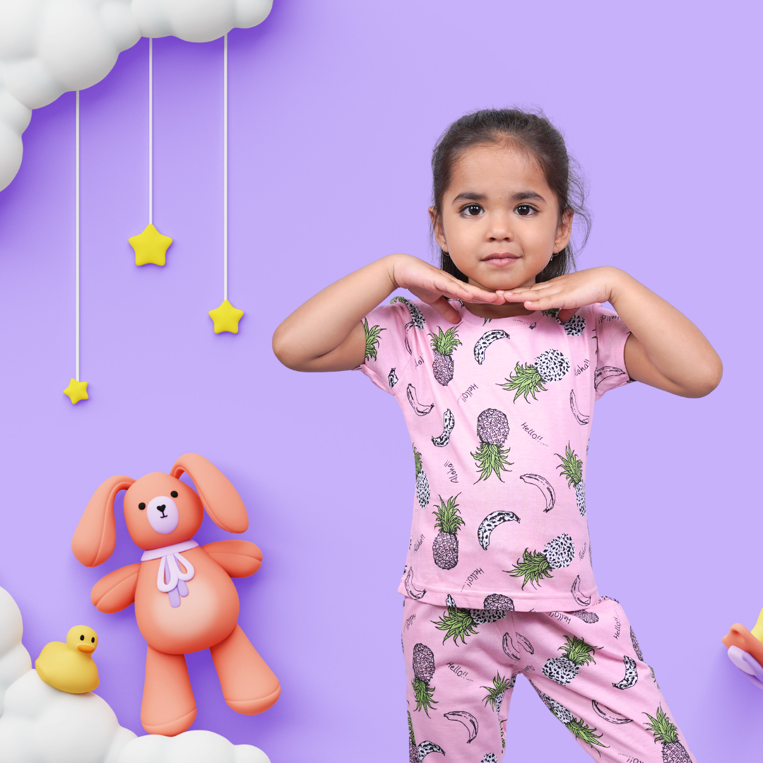 Pineapple Kids Unisex Nightwear