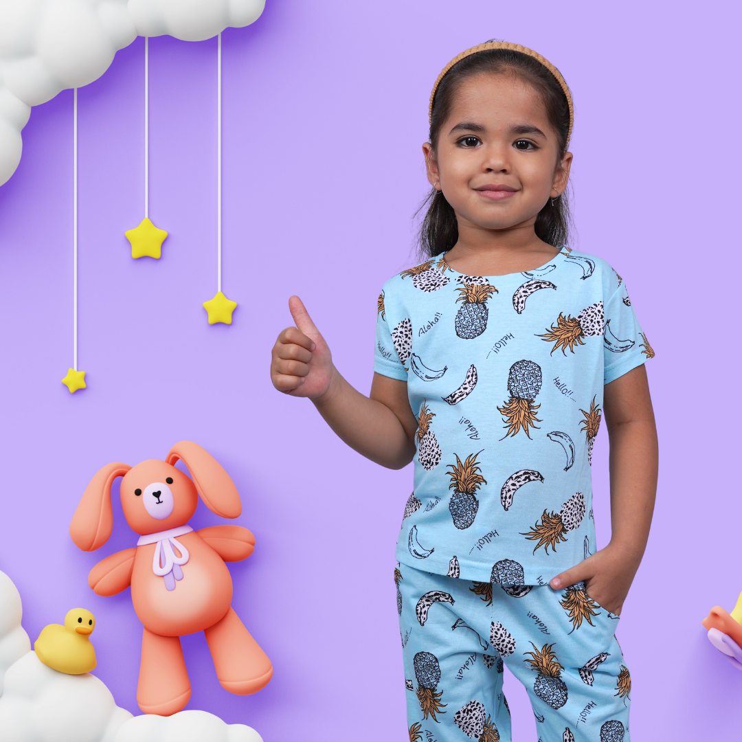 Pineapple Kids Unisex Nightwear