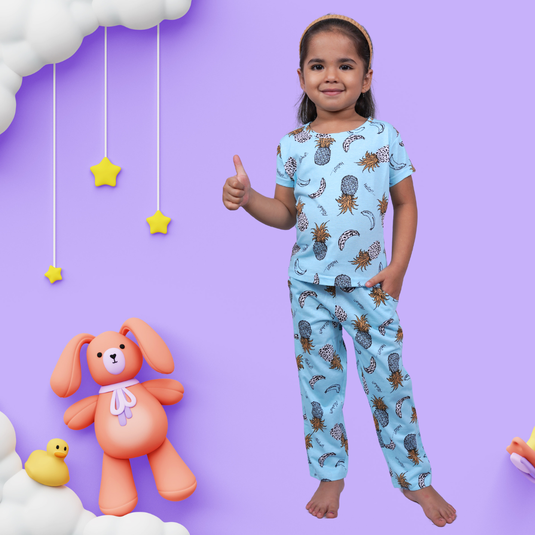 Pineapple Kids Unisex Nightwear