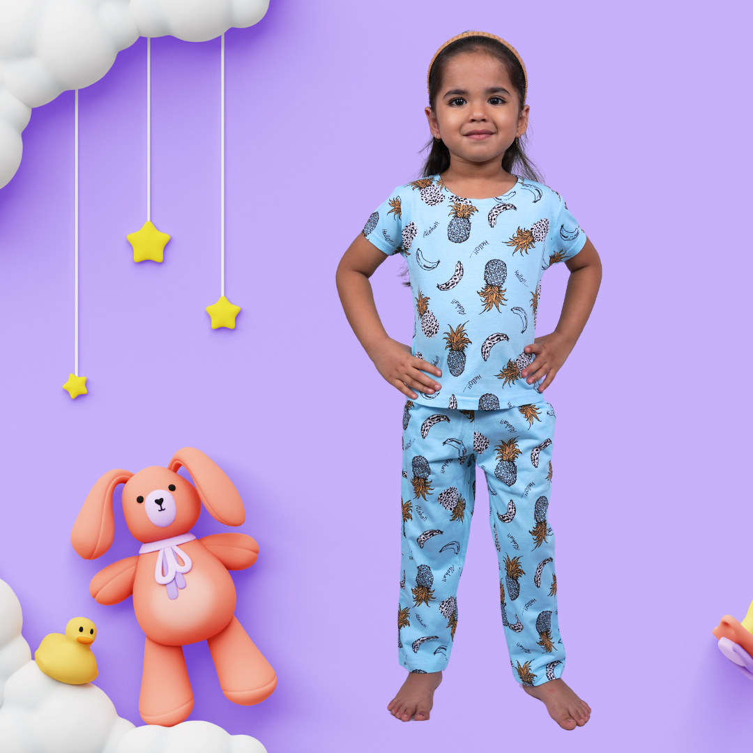 Pineapple Kids Unisex Nightwear