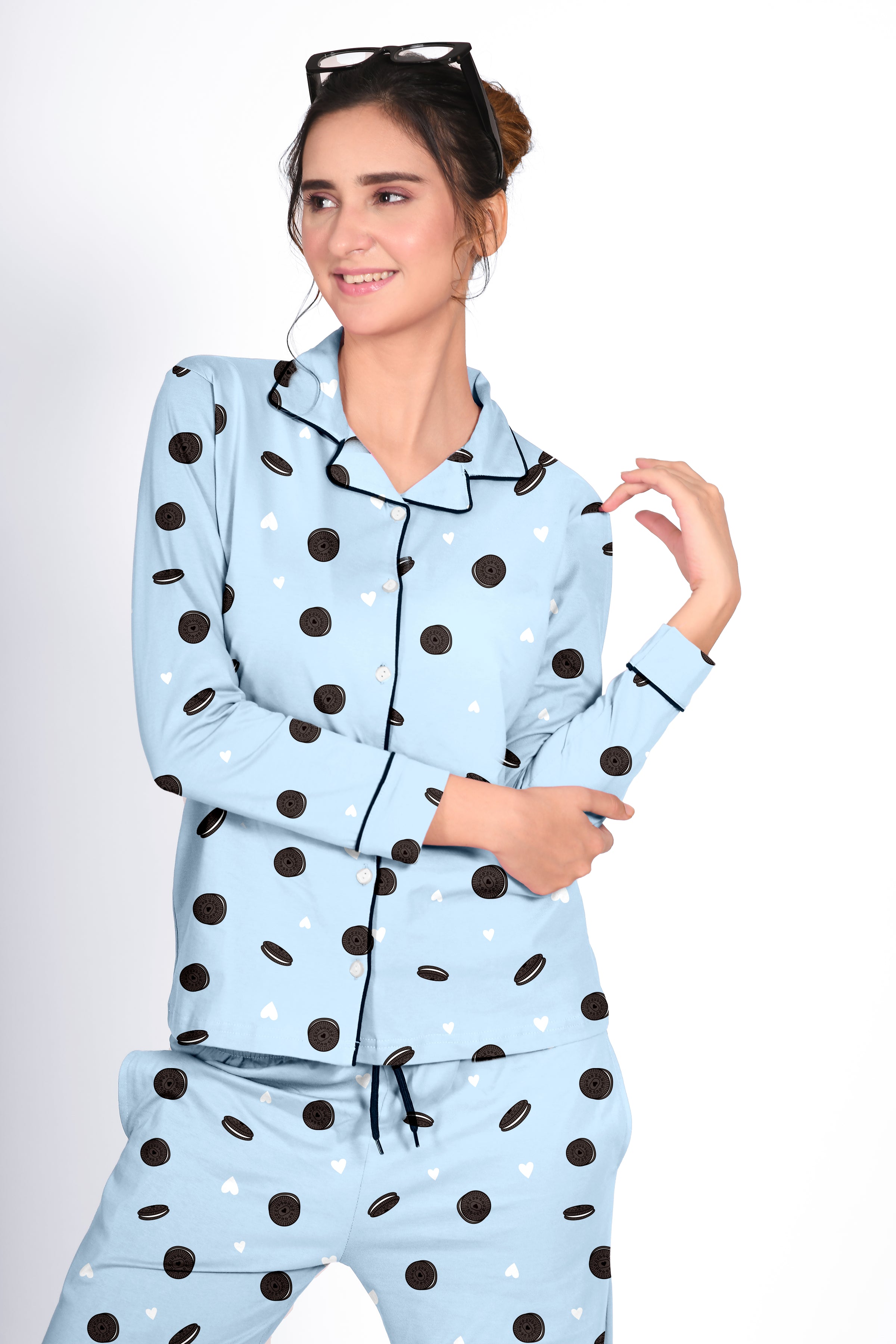 Oreo Full Sleeves Pyjama Set