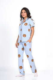 Animal (Bear) Print Pyjama Set - NapStory