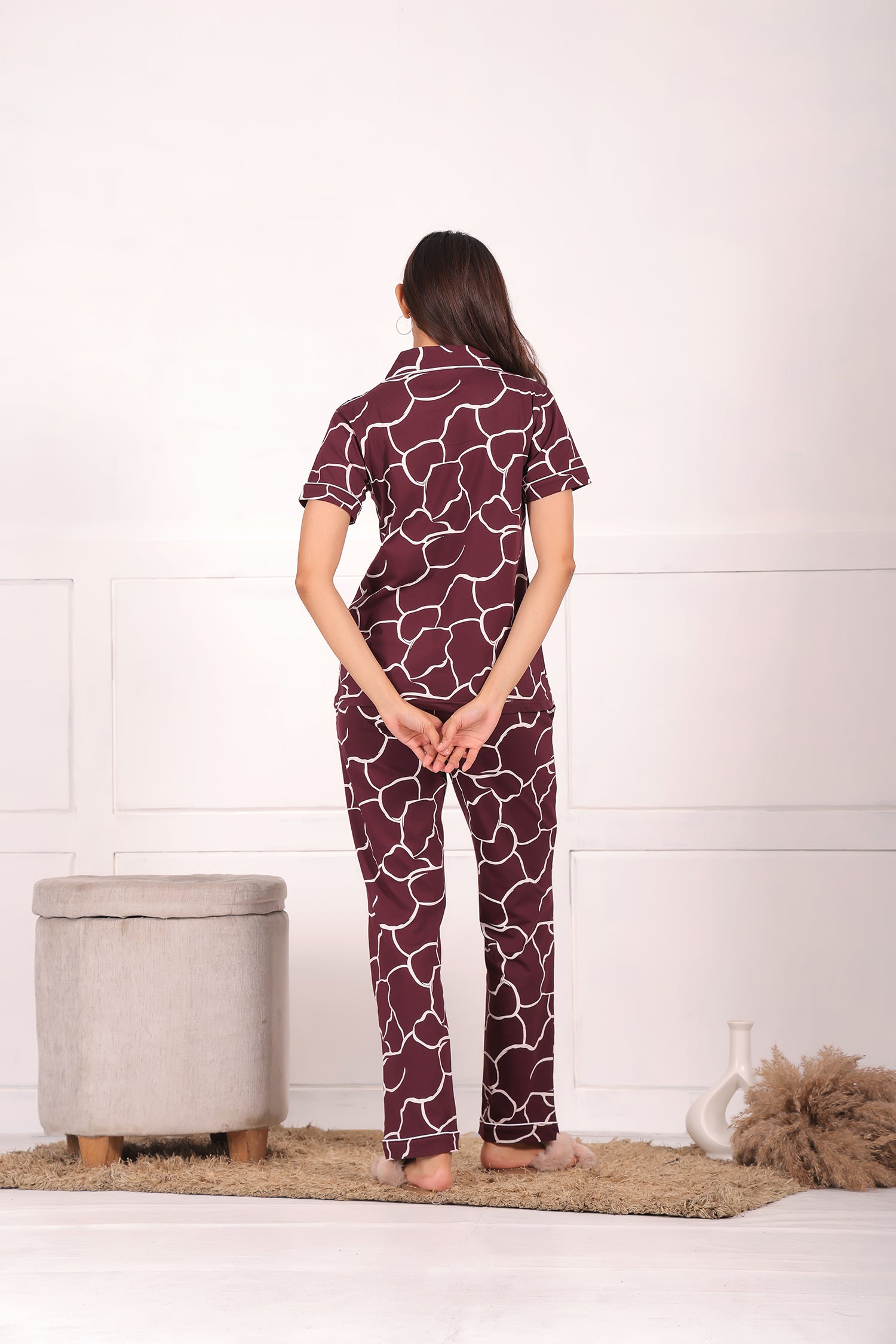 Plum Pyjama Set