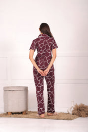 Plum Pyjama Set