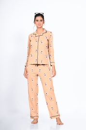 Love Bulb Full Sleeves Pyjama Set