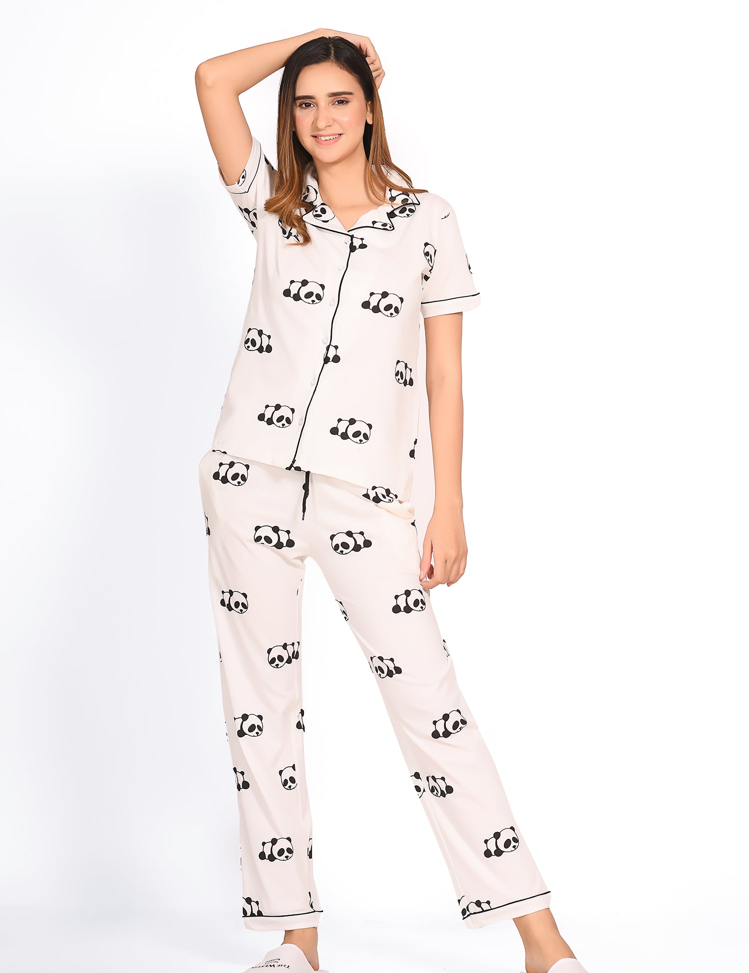 Panda Print Pyjama Set - NapStory