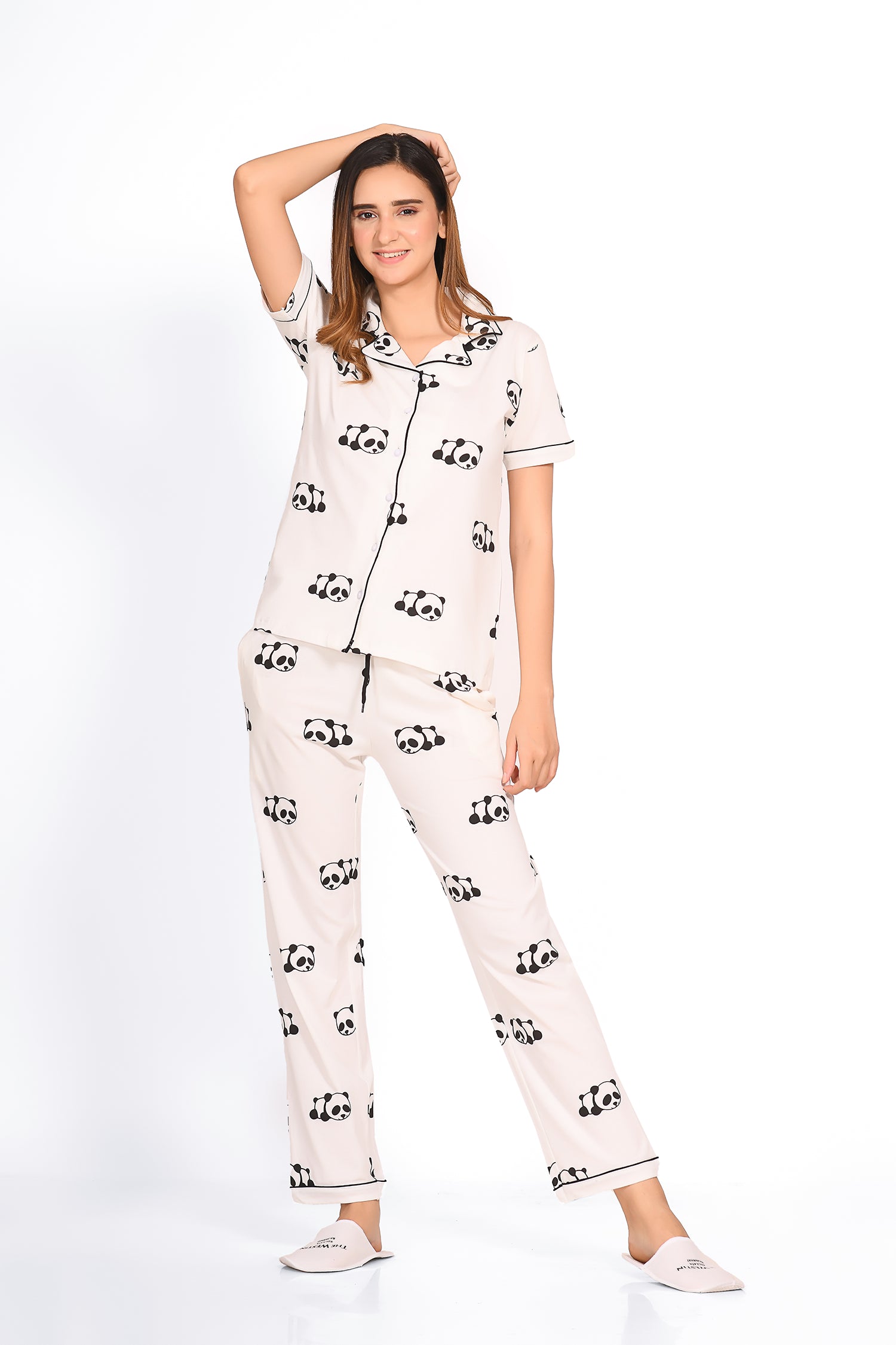 Panda Print Pyjama Set - NapStory