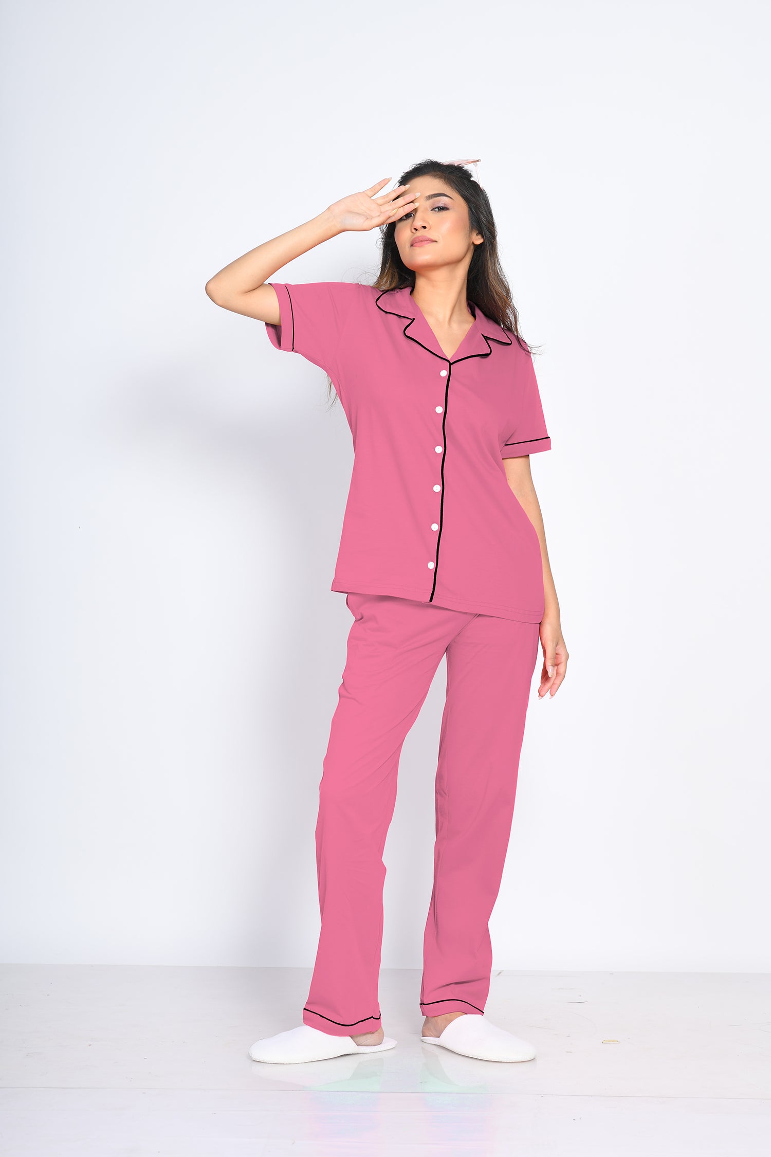 Ruby Solid Pyjama Set