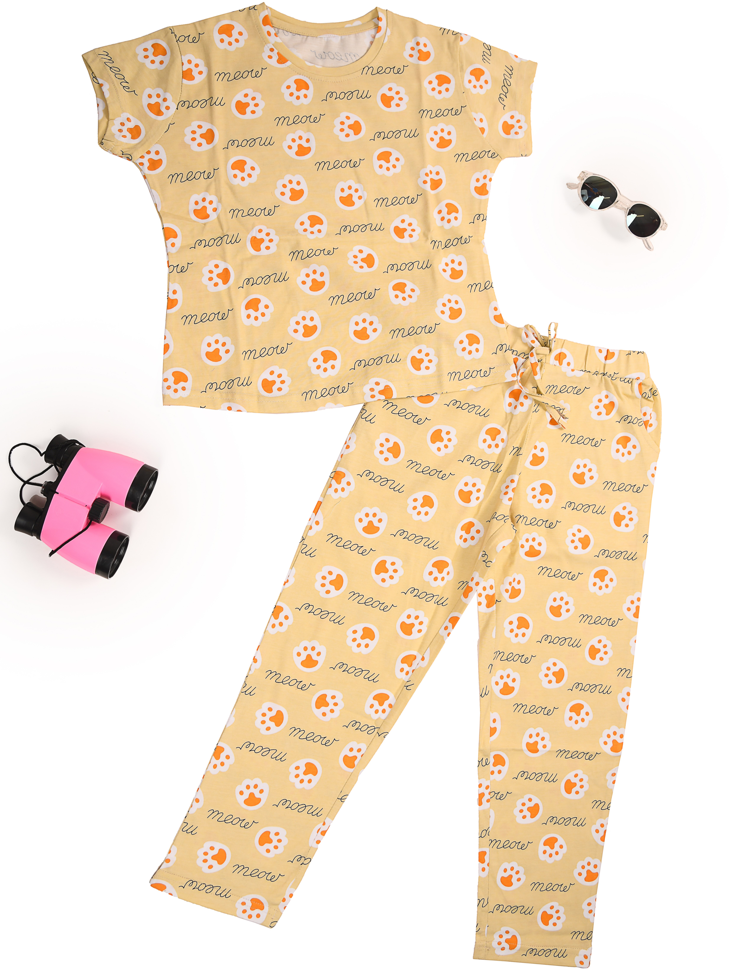 Meow Kids Unisex Nightwear