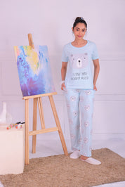 Teddy T-shirt Pyjama Set