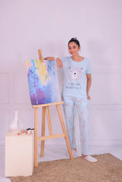 Teddy T-shirt Pyjama Set