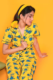 Kettle Print Pyjama Set - NapStory